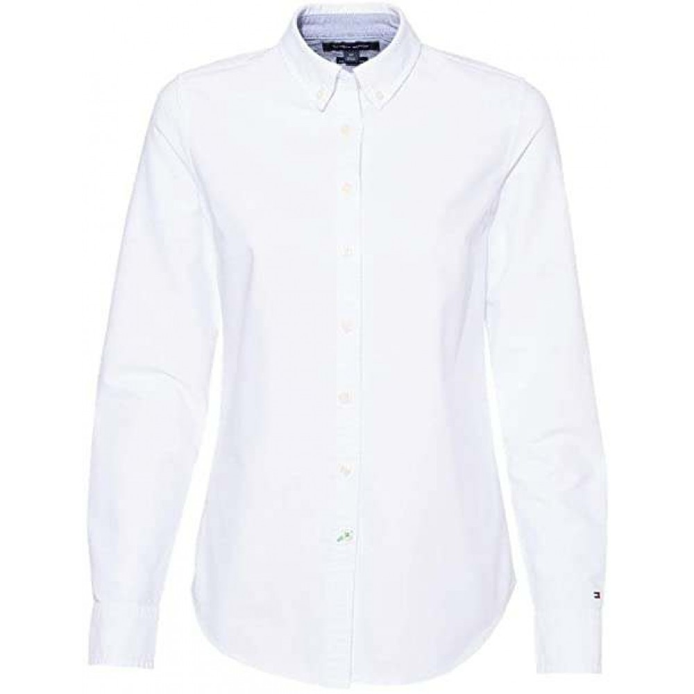 Womens New England Solid Oxford Shirt