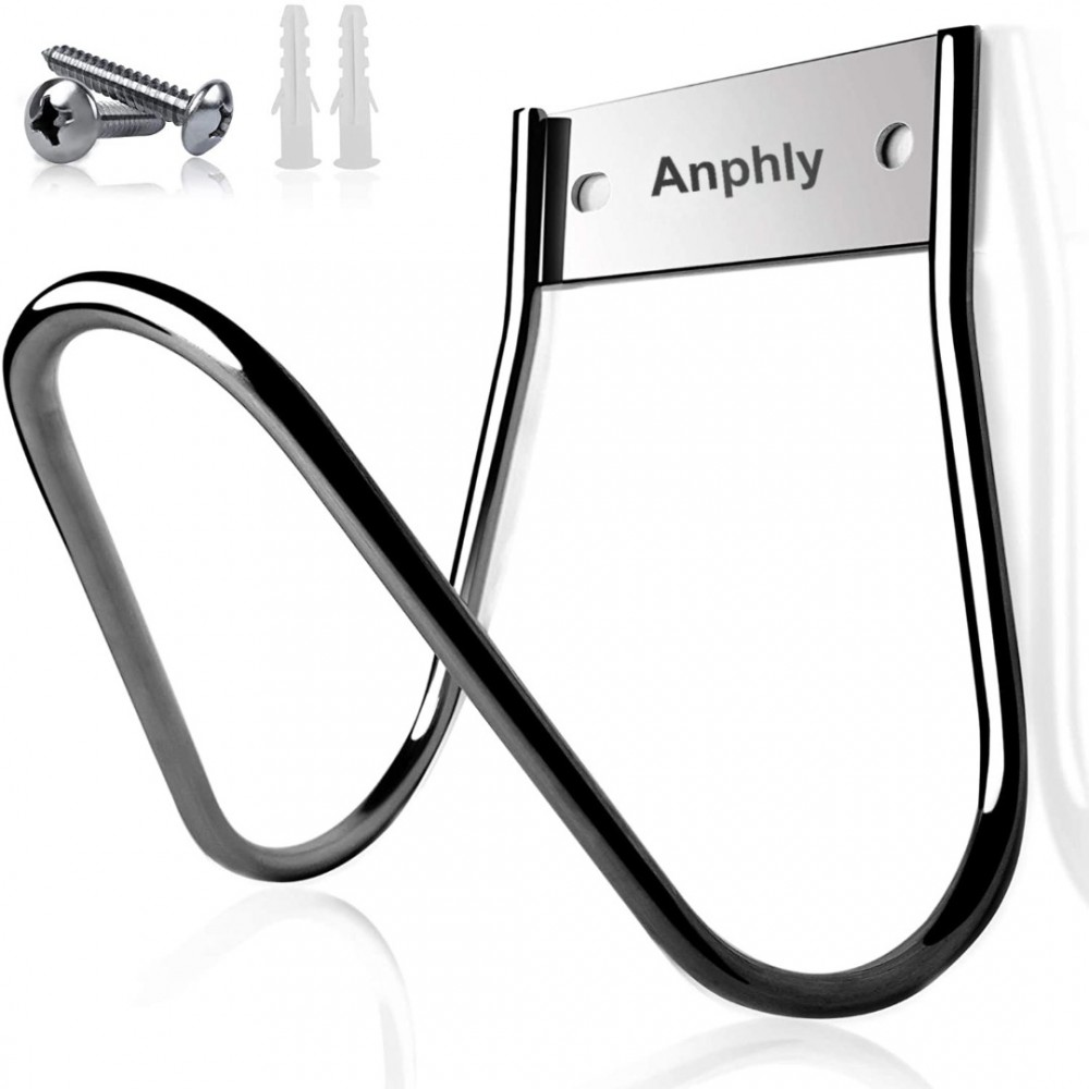 Anphly Hose hangers of metal, Stainless Steel Hose Holder Wall Mount Garden Hose Hook