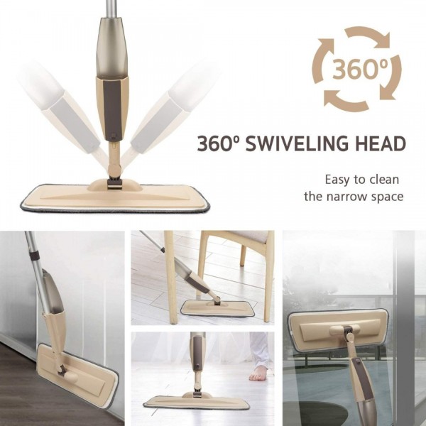   Microfiber Spray Mop for Floor Cleaning