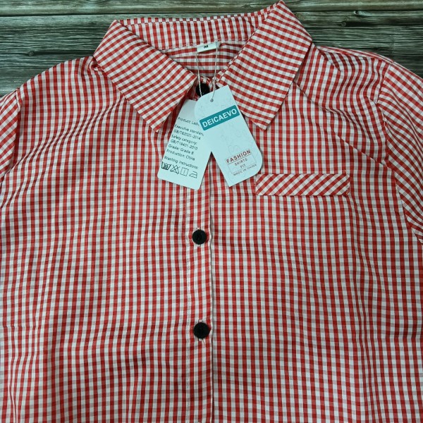 DEICAEVO Women's shirts long-sleeved regular-fit poplin shirt